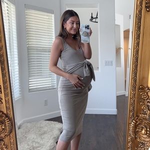 Pinkblush Maternity Midi Dress